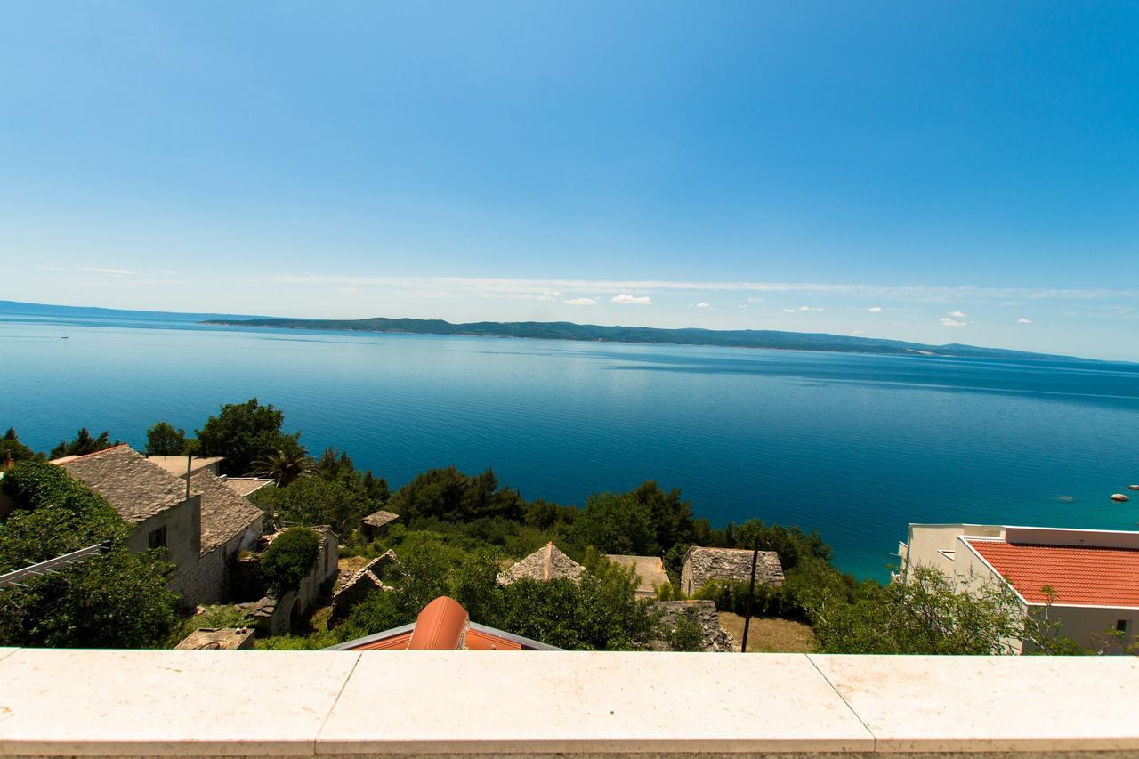 Seaview Apartment Slavica Brela Exterior foto
